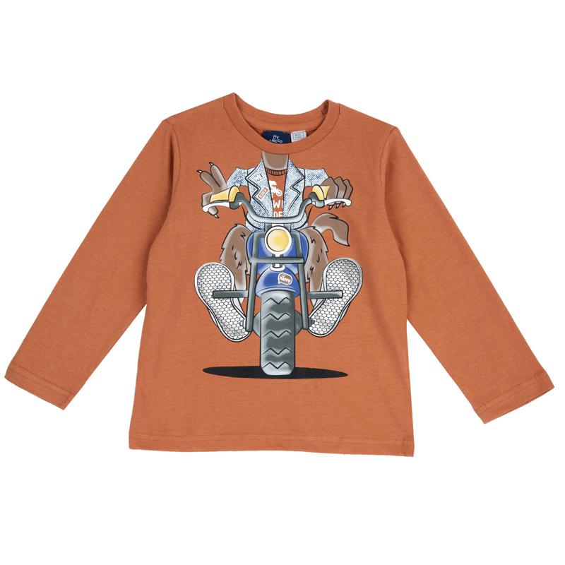 T-SHIRT LONG SLEEVE - LIGHT ORANGE