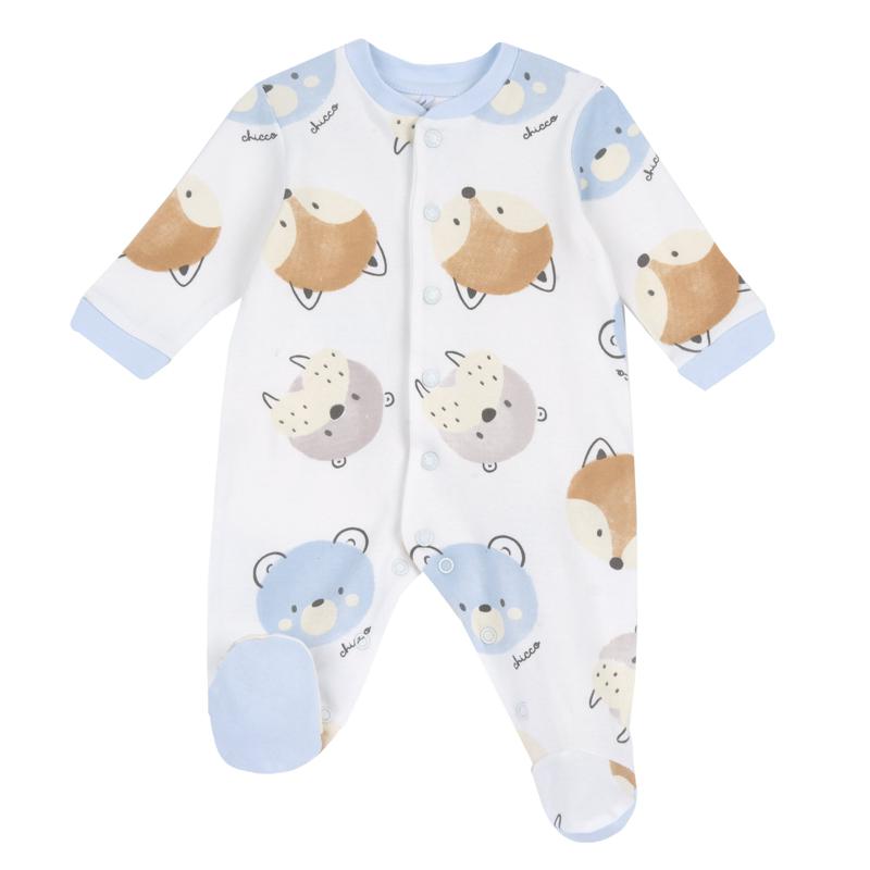 JUMPSUIT - LIGHT BLUE PRINTED