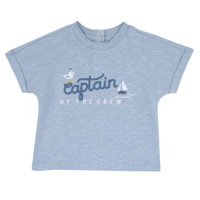 T-SHIRT SHORT SLEEVE - MEDIUM LIGHT BLUE