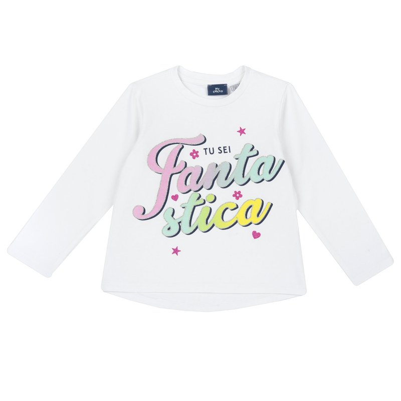 T-SHIRT LONG SLEEVE - WHITE
