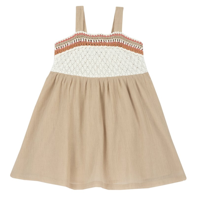 DRESS SLEEVELESS - MEDIUM NATURAL