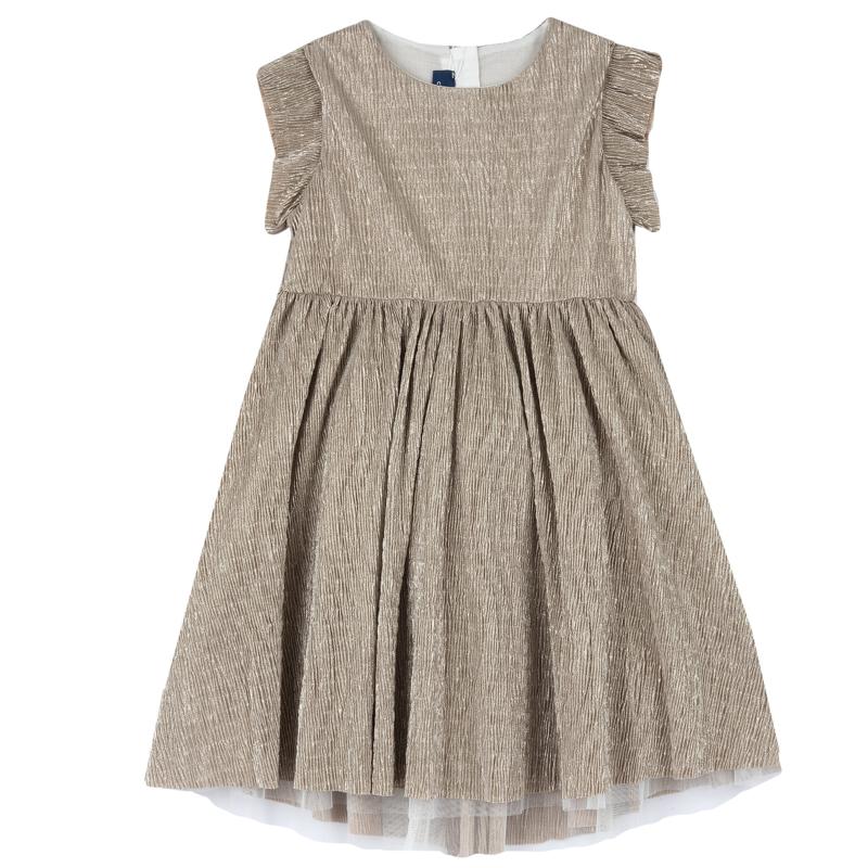 DRESS SLEEVELESS - NATURAL PRINTED