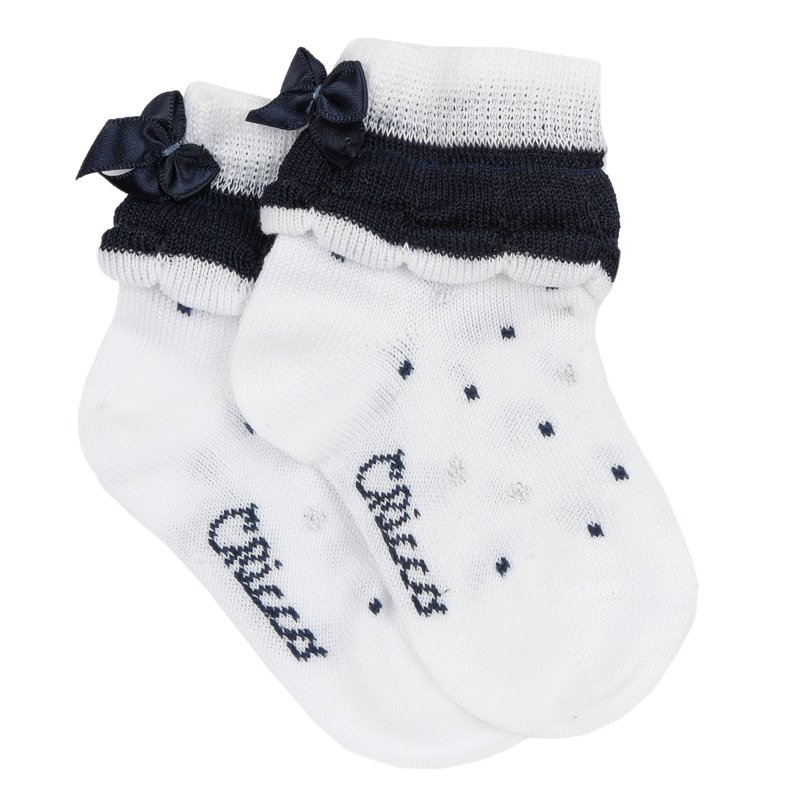 SOCKS - WHITE/BLUE