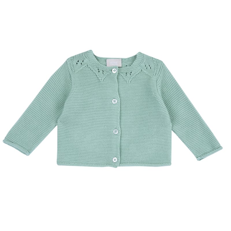 CARDIGAN - MEDIUM GREEN