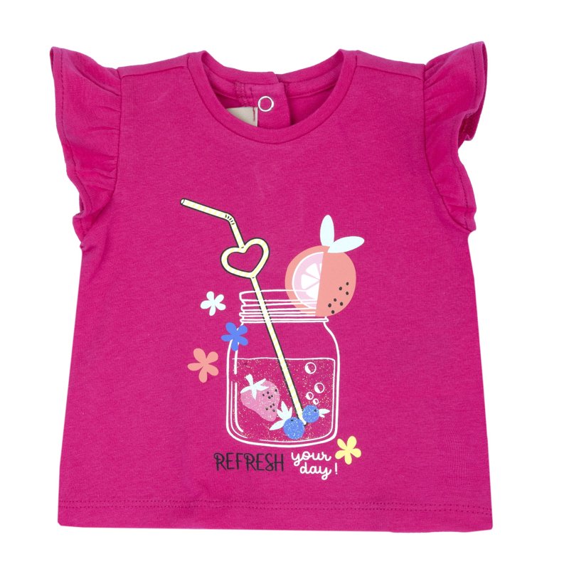 T-SHIRT SHORT SLEEVE - DARK PINK