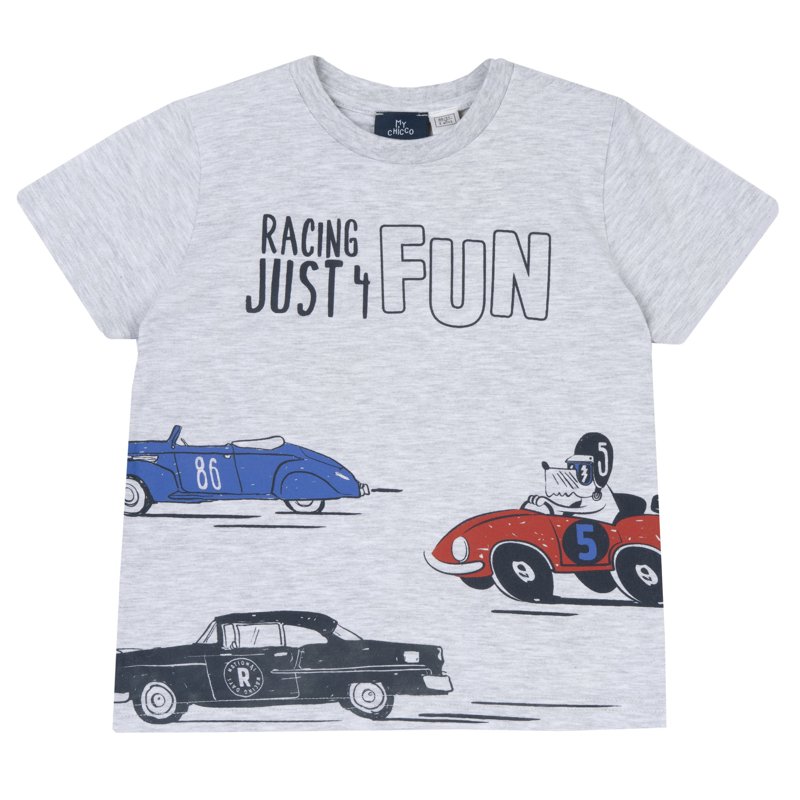 T-SHIRT SHORT SLEEVE - LIGHT GREY