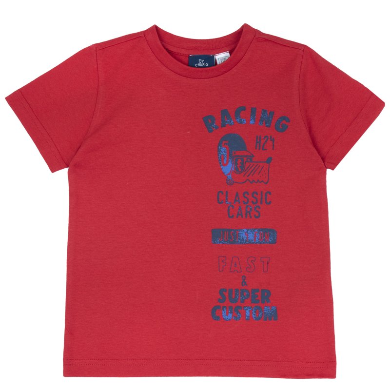 T-SHIRT SHORT SLEEVE - MEDIUM RED