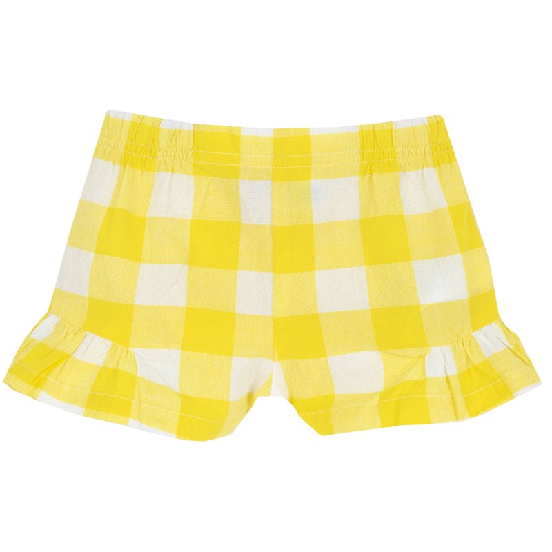 SHORTS - WHITE/YELLOW