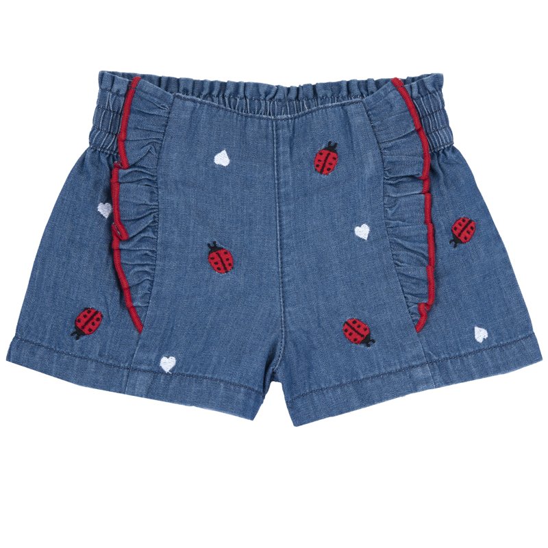 SHORTS - DARK LIGHT BLUE