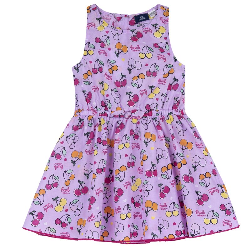 DRESS SLEEVELESS - LILAC PRINTED