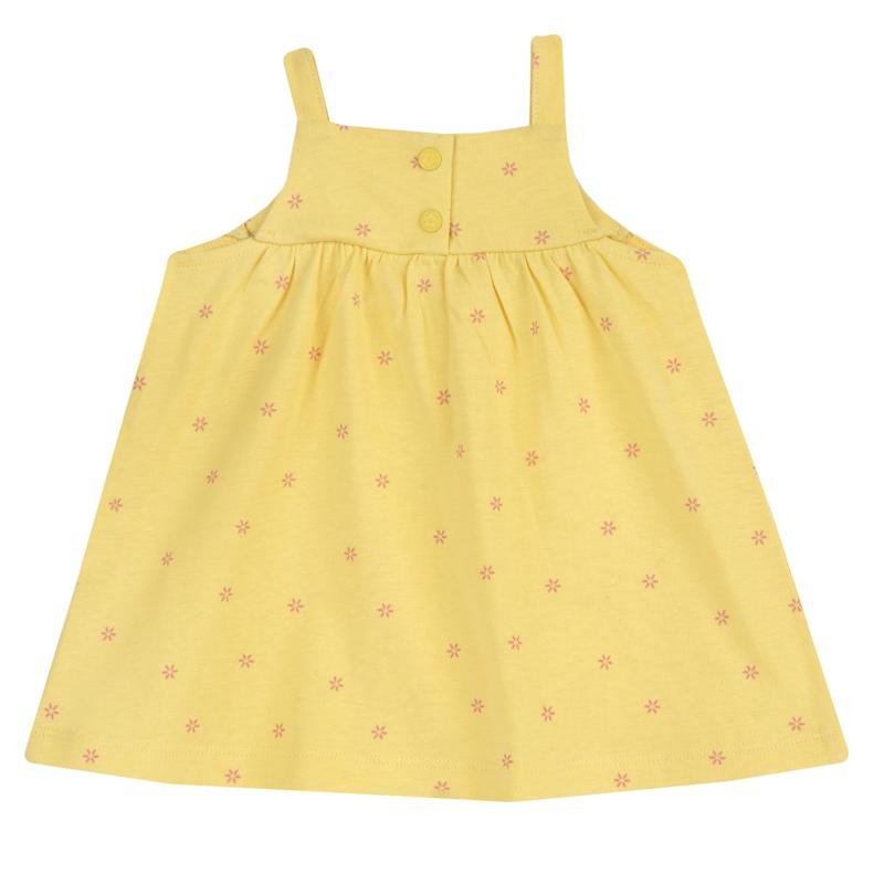 DRESS SLEEVELESS - MEDIUM YELLOW