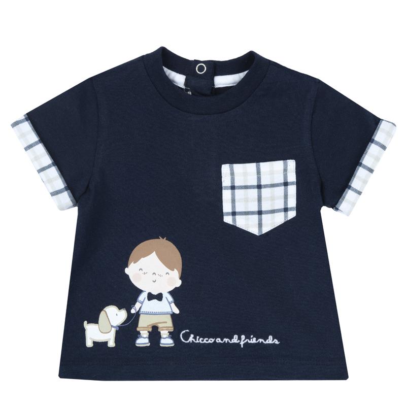 T-SHIRT SHORT SLEEVE - DARK BLUE