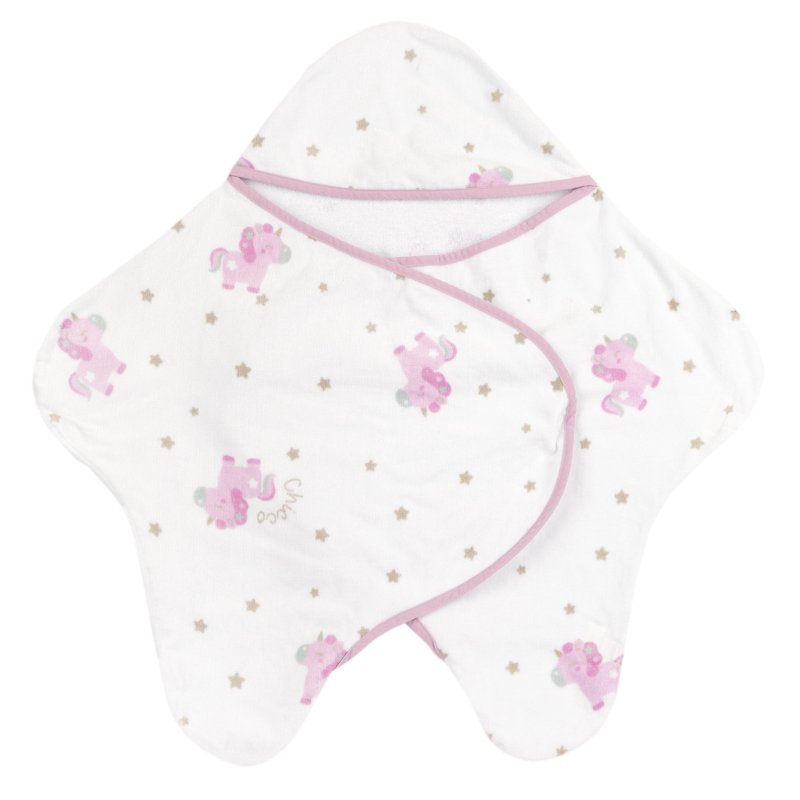 BATHROBE - NATURAL PRINTED