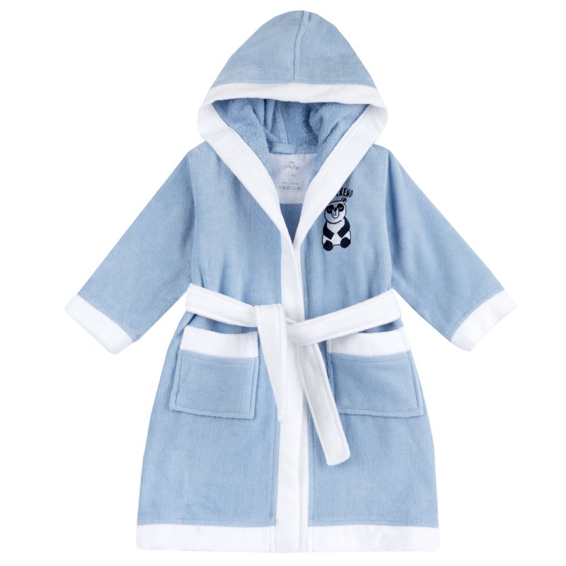 BATHROBE - MEDIUM LIGHT BLUE