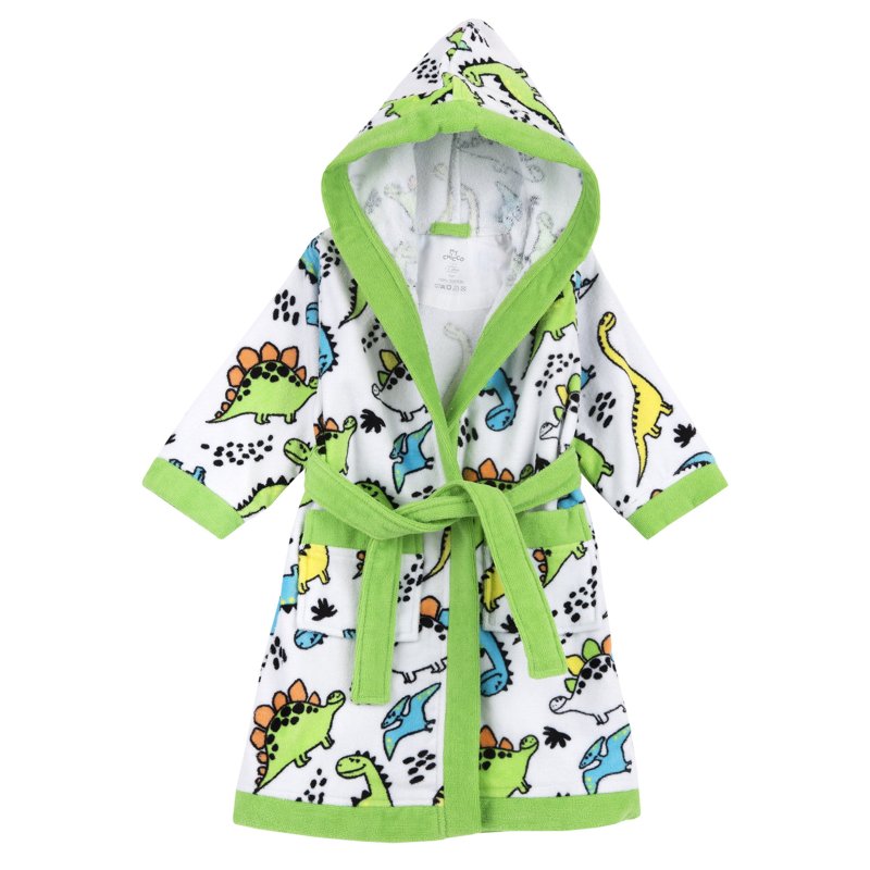 BATHROBE - NATURAL PRINTED