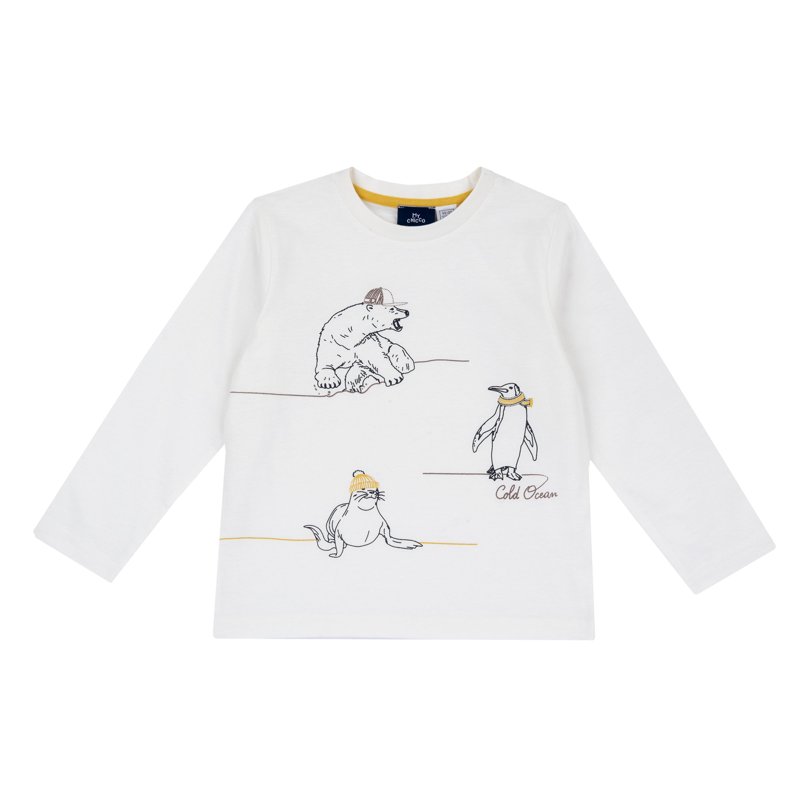 T-SHIRT LONG SLEEVE - WHITE