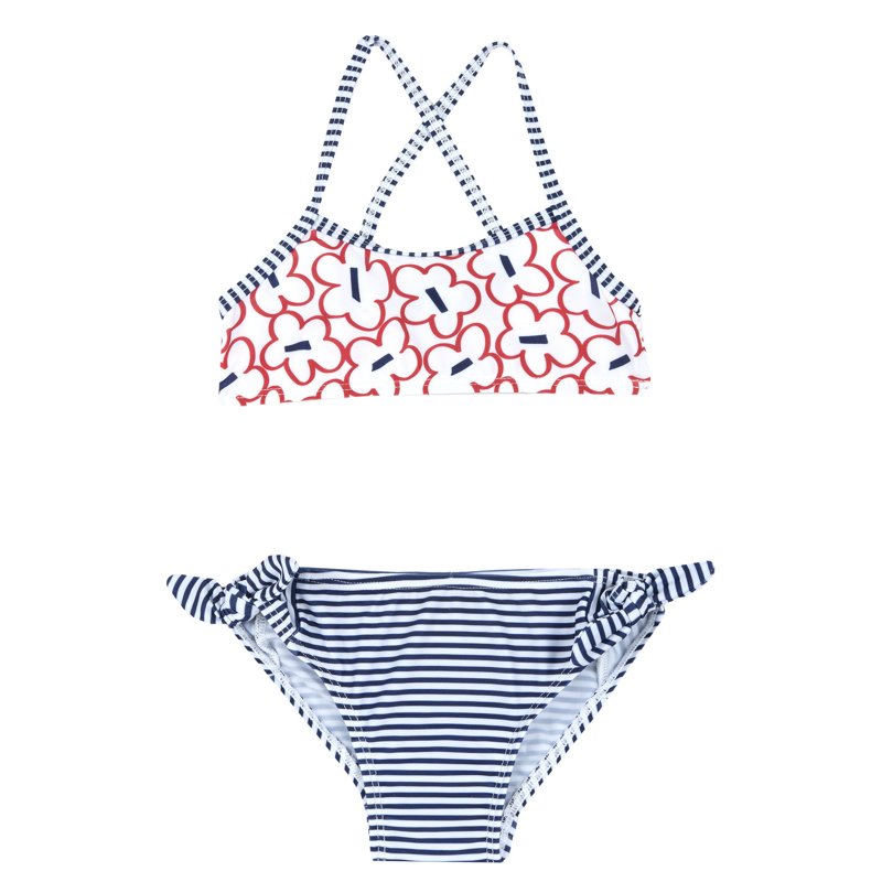 SWIMSUIT - WHITE/BLUE