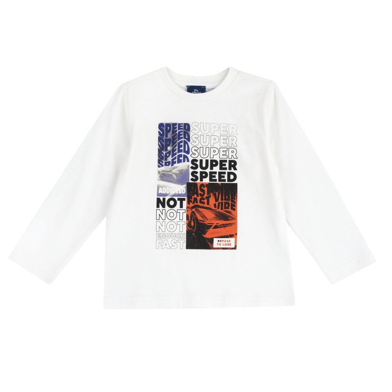 T-SHIRT LONG SLEEVE - WHITE