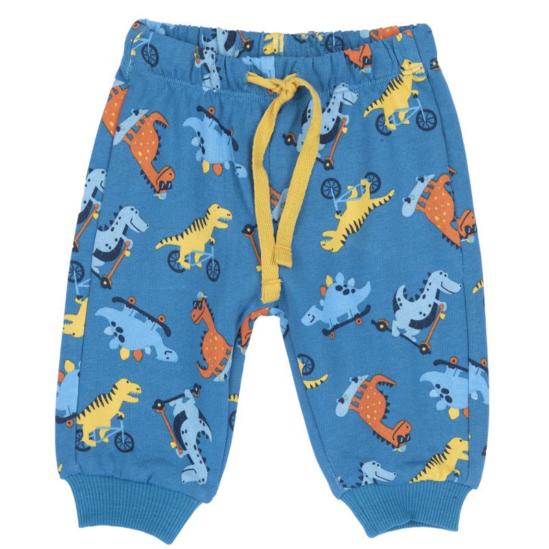 PANTS - LIGHT BLUE PRINTED