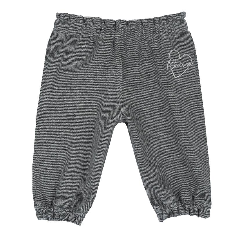 JEANS - GREY PRINTED