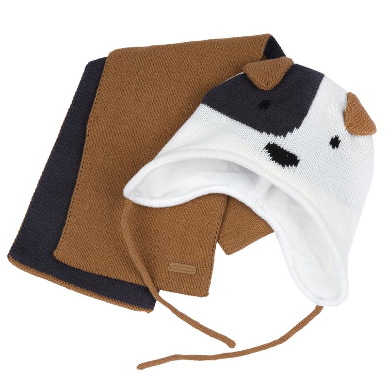 SET 2: HAT + SCARF - NATURAL