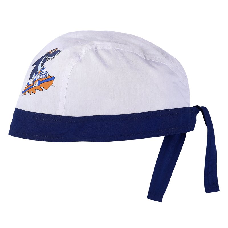 BANDANA - WHITE/BLUE