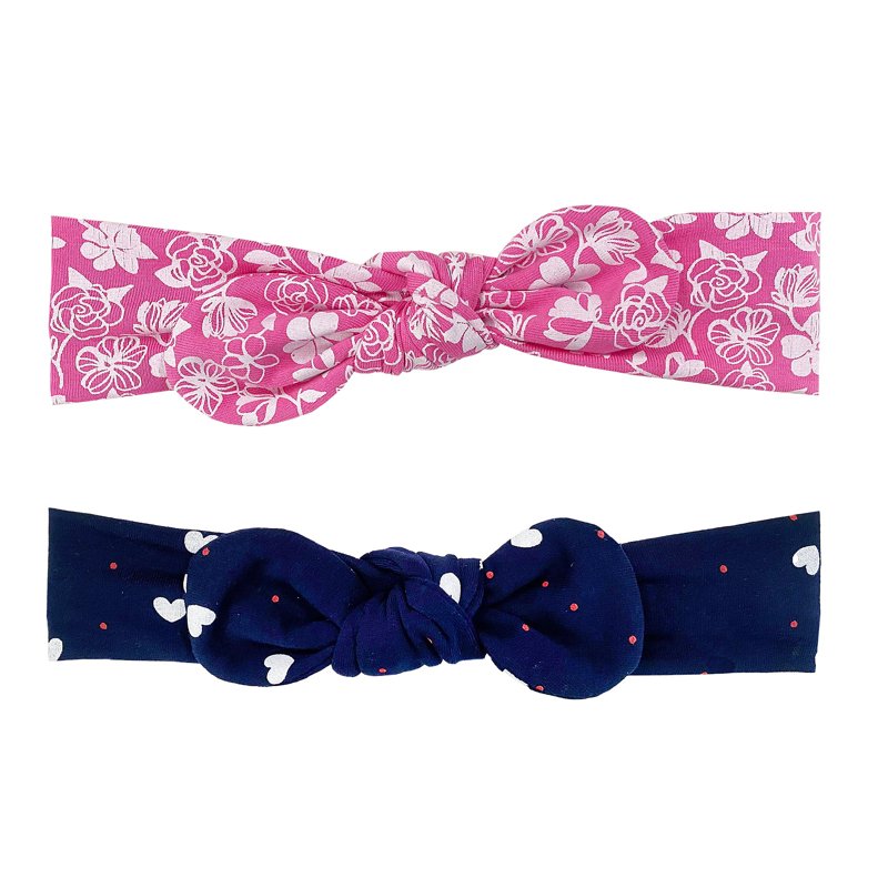 SET 2: HAIR ACCESSORIES - DARK PINK