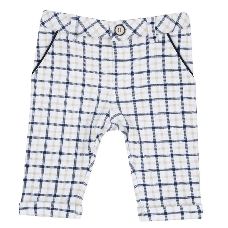 PANTS - WHITE/BLUE