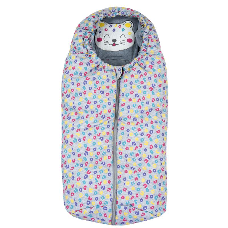 PADDED BAG - GREY PRINTED