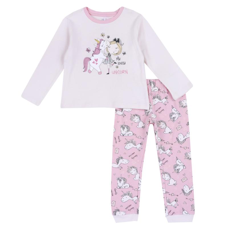 PIJAMA LONG SLEEVE - PINK PRINTED
