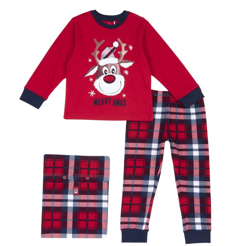 PIJAMA LONG SLEEVE - MEDIUM RED