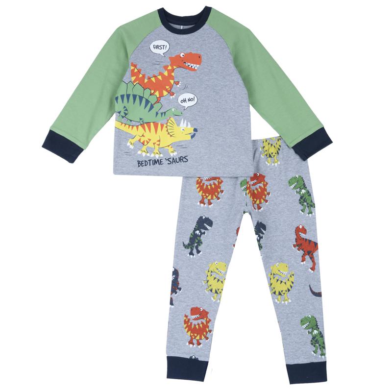 PIJAMA LONG SLEEVE - MEDIUM GREY