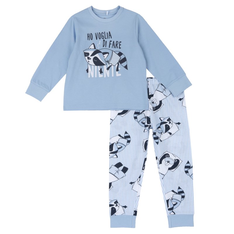 PIJAMA LONG SLEEVE - MEDIUM LIGHT BLUE