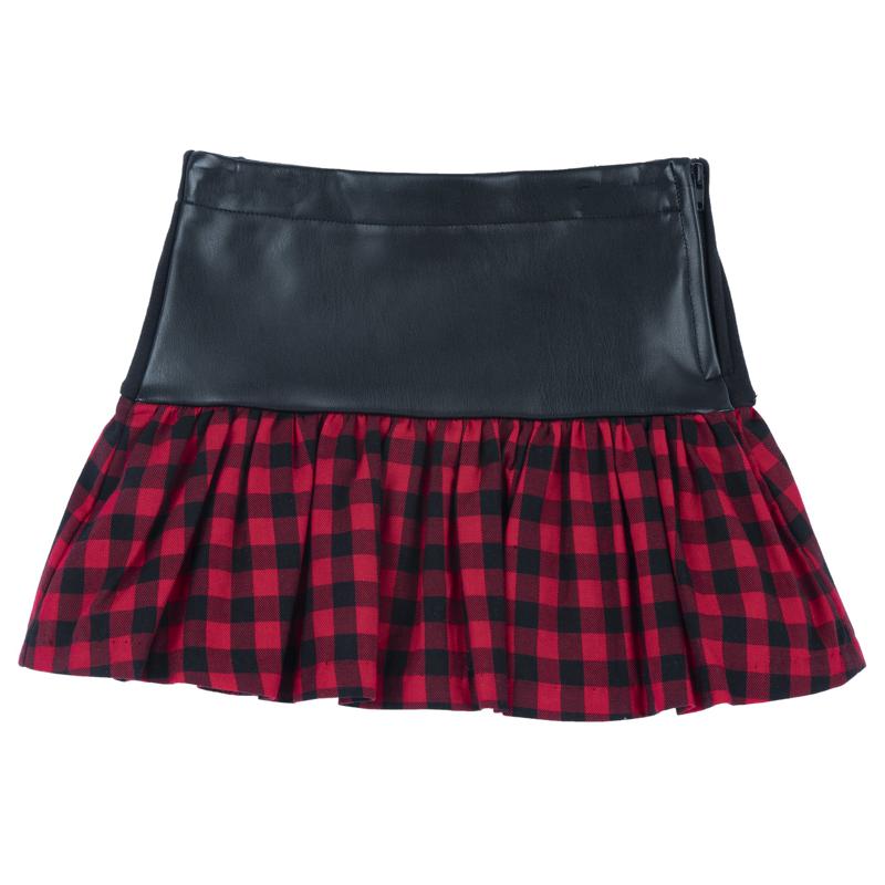 SKIRT - RED STRIPED