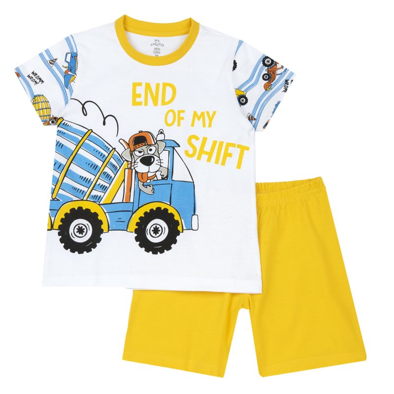 PIJAMA SHORT SLEEVE - MEDIUM YELLOW