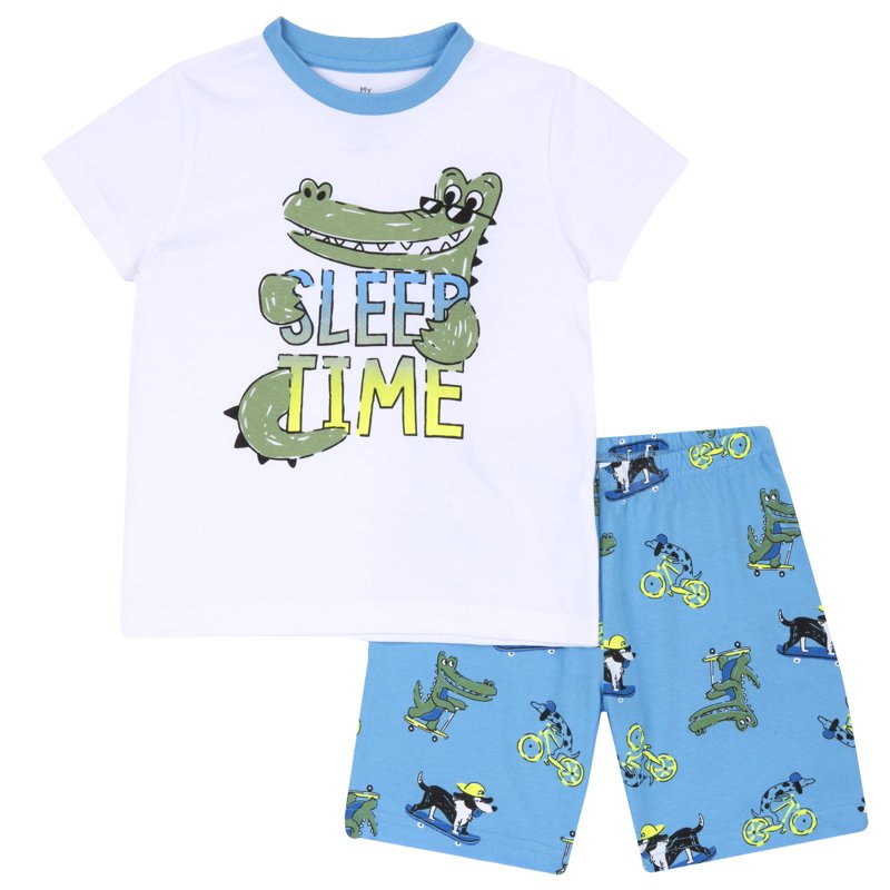 PIJAMA SHORT SLEEVE - MEDIUM LIGHT BLUE