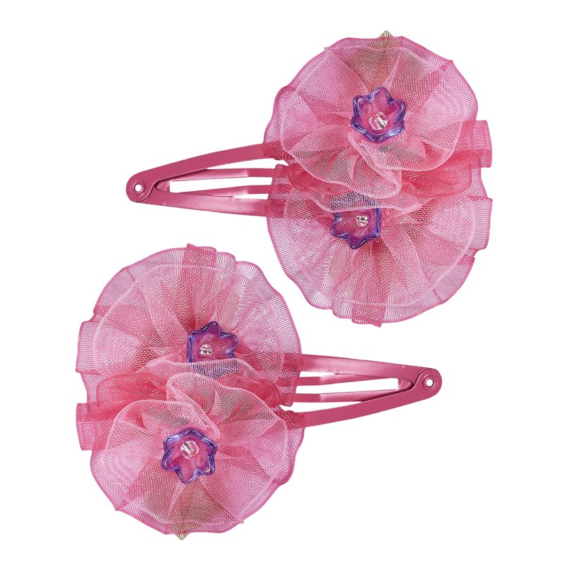 SET 2: HAIR ACCESSORIES - DARK PINK