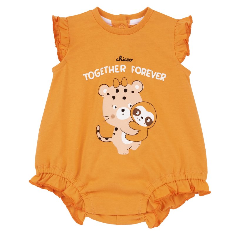 ROMPER SLEEVELESS - LIGHT ORANGE