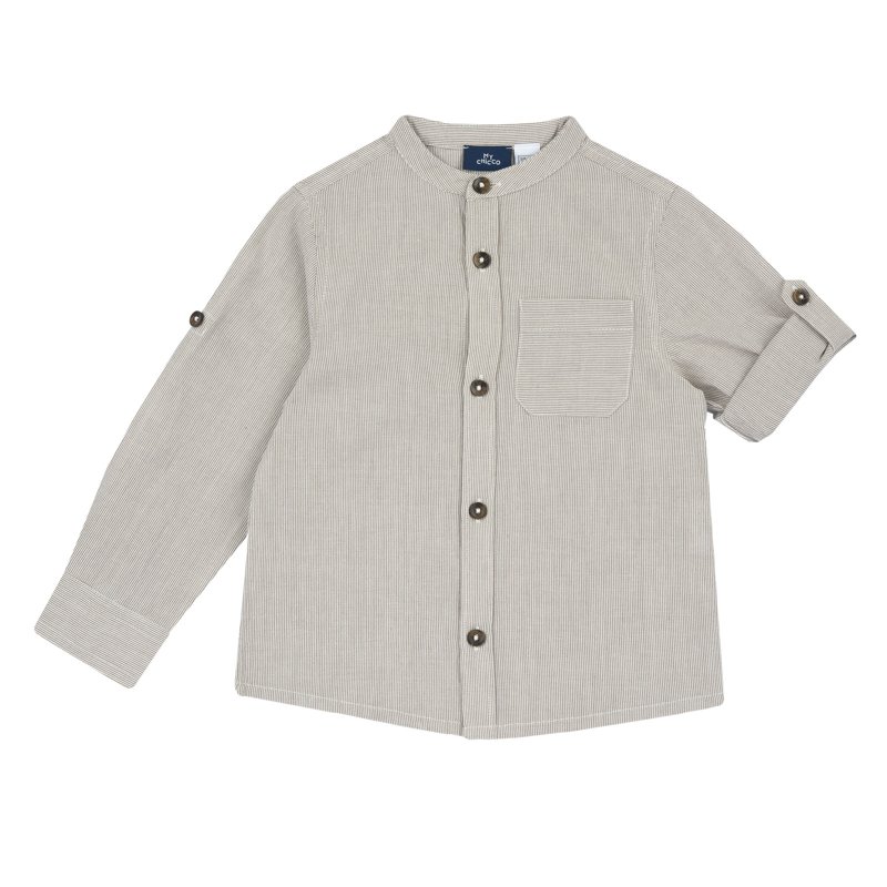 SHIRT LONG SLEEVE - DARK NATURAL