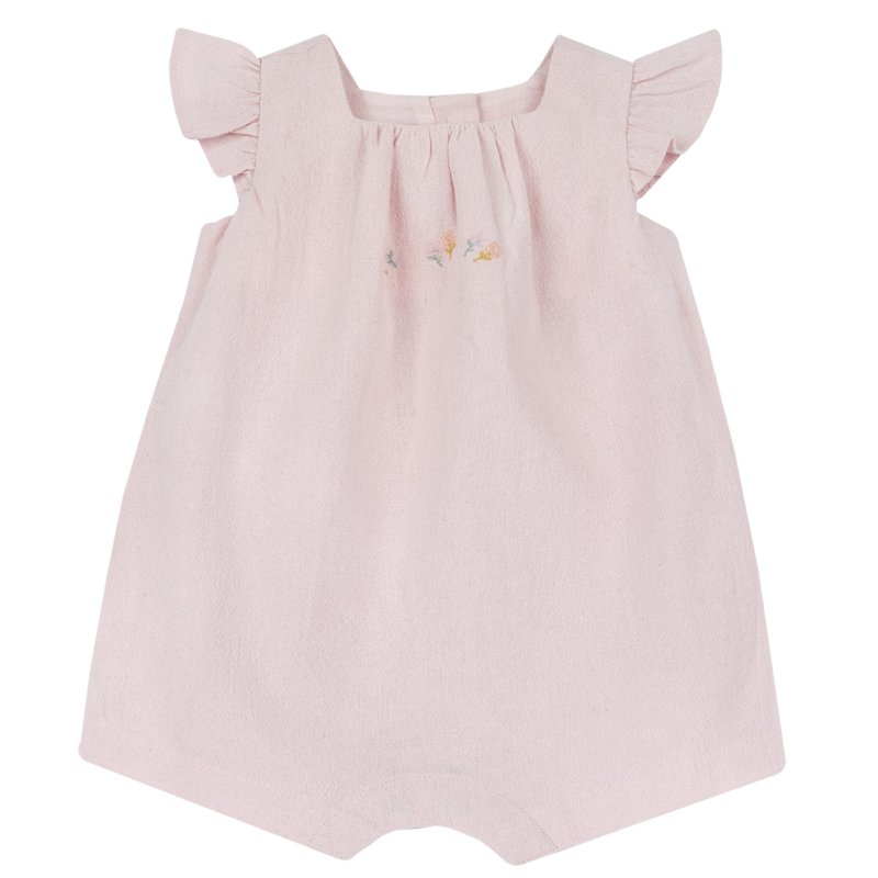 ROMPER SLEEVELESS - MEDIUM PINK