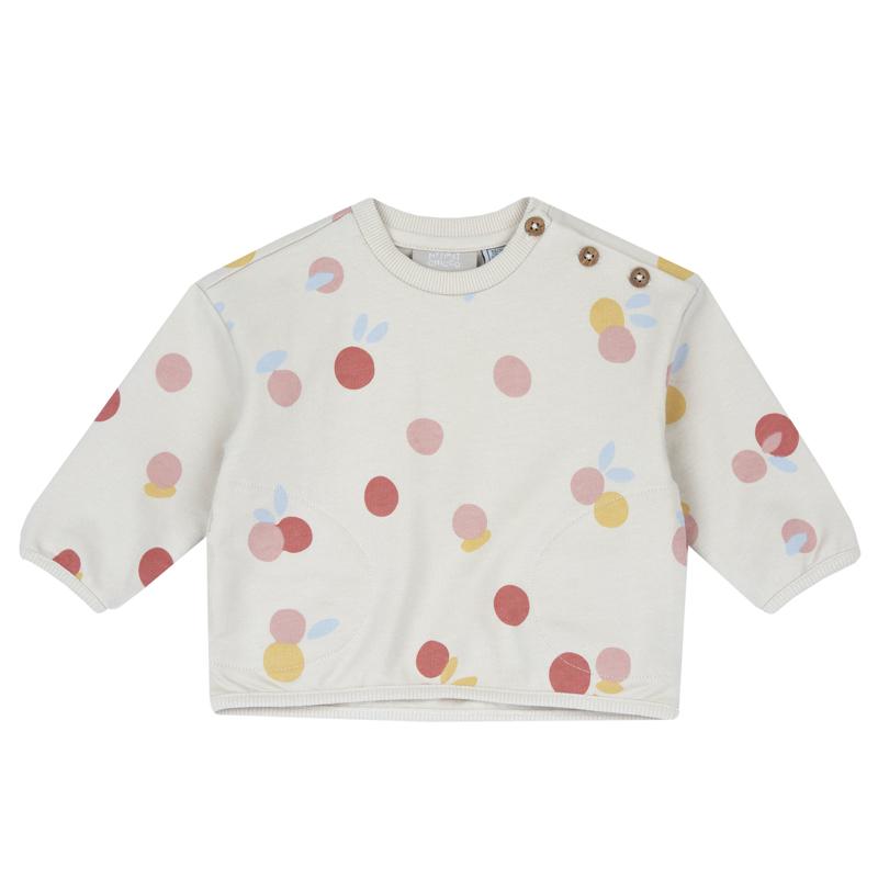 SWEATSHIRT - NATURAL PRINTED