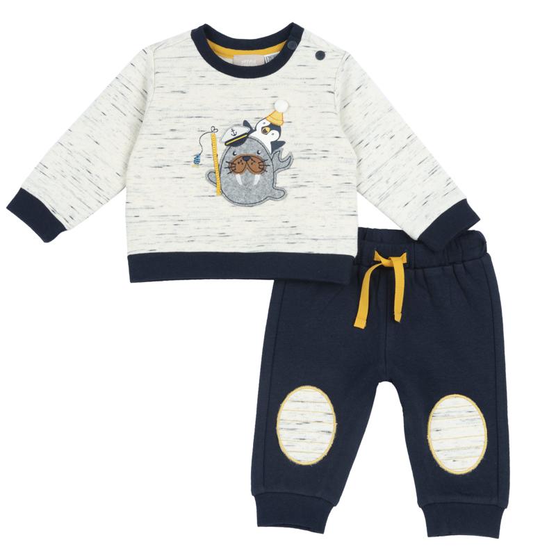SET 2: SWEATSHIRT + PANTS - DARK BLUE