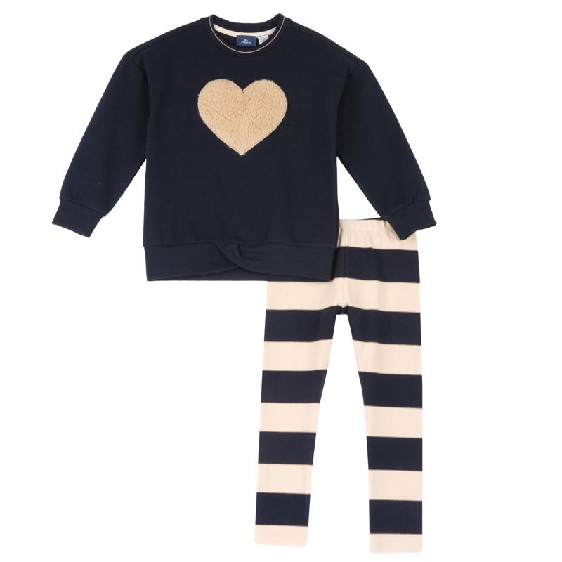 SET 2: SWEATSHIRT + LEGGINGS - STEEL