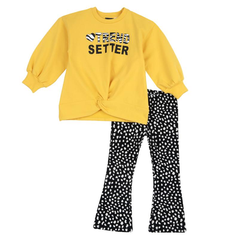 SET 2: SWEATSHIRT + LEGGINGS - MEDIUM YELLOW
