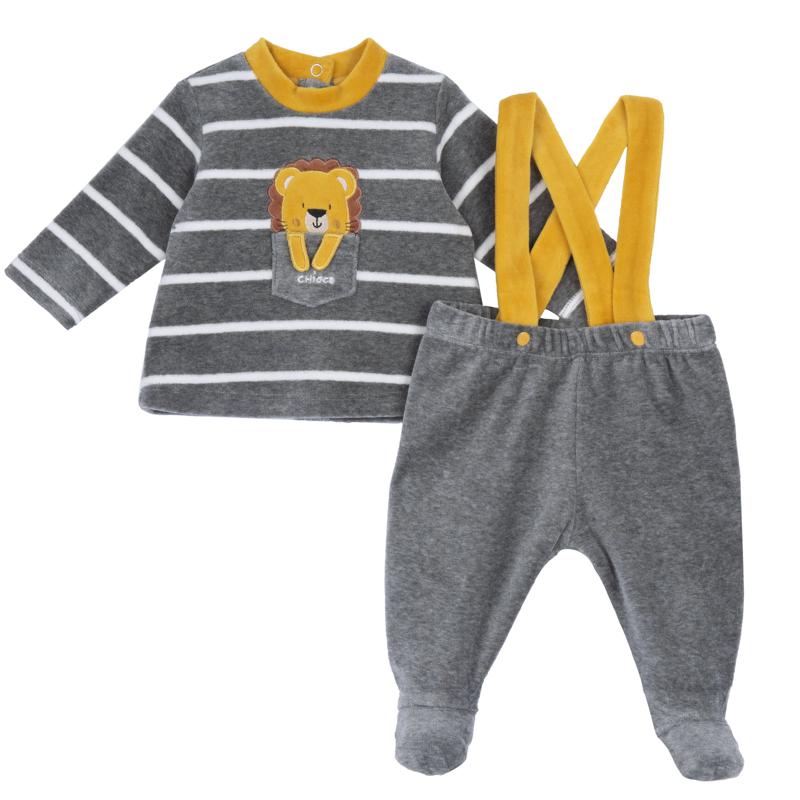 SET 2: SWEATER + PANTS - MEDIUM GREY