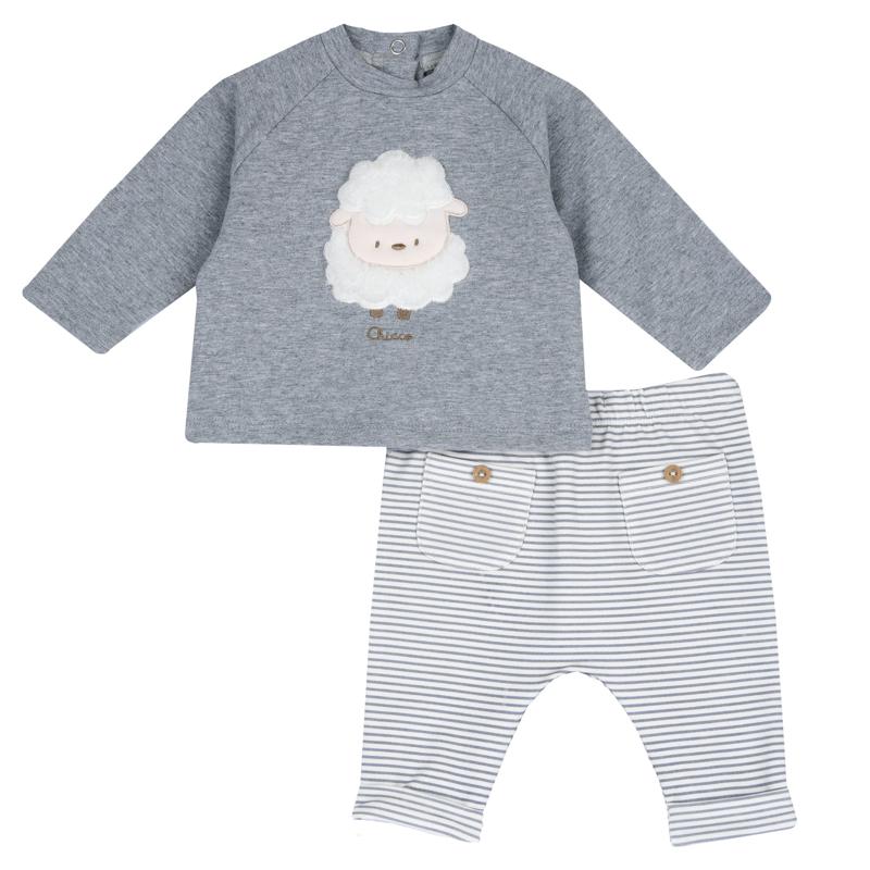 SET 2: SWEATSHIRT + PANTS - MEDIUM GREY