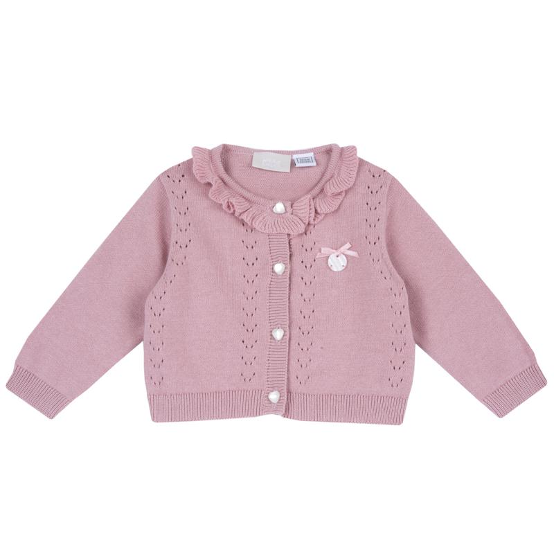 CARDIGAN - MEDIUM PINK