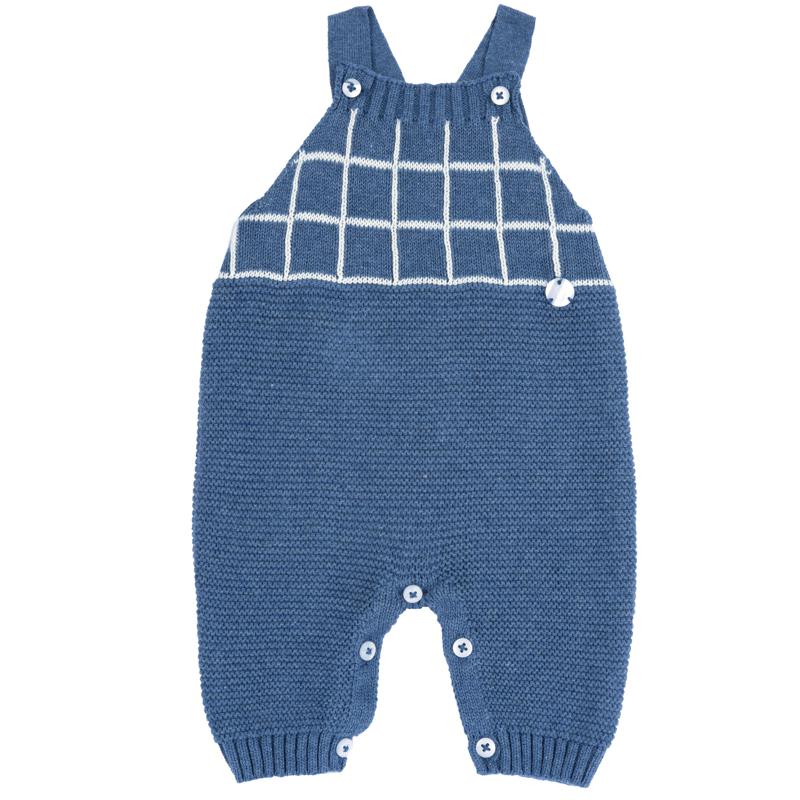 LONG DUNGAREES - MEDIUM BLUE