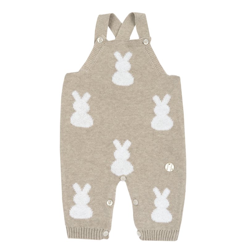 LONG DUNGAREES - MEDIUM NATURAL