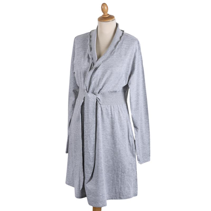 BATHROBE - MEDIUM GREY